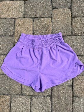 Calia Purple Athletic Shorts Built-In Liner Size S